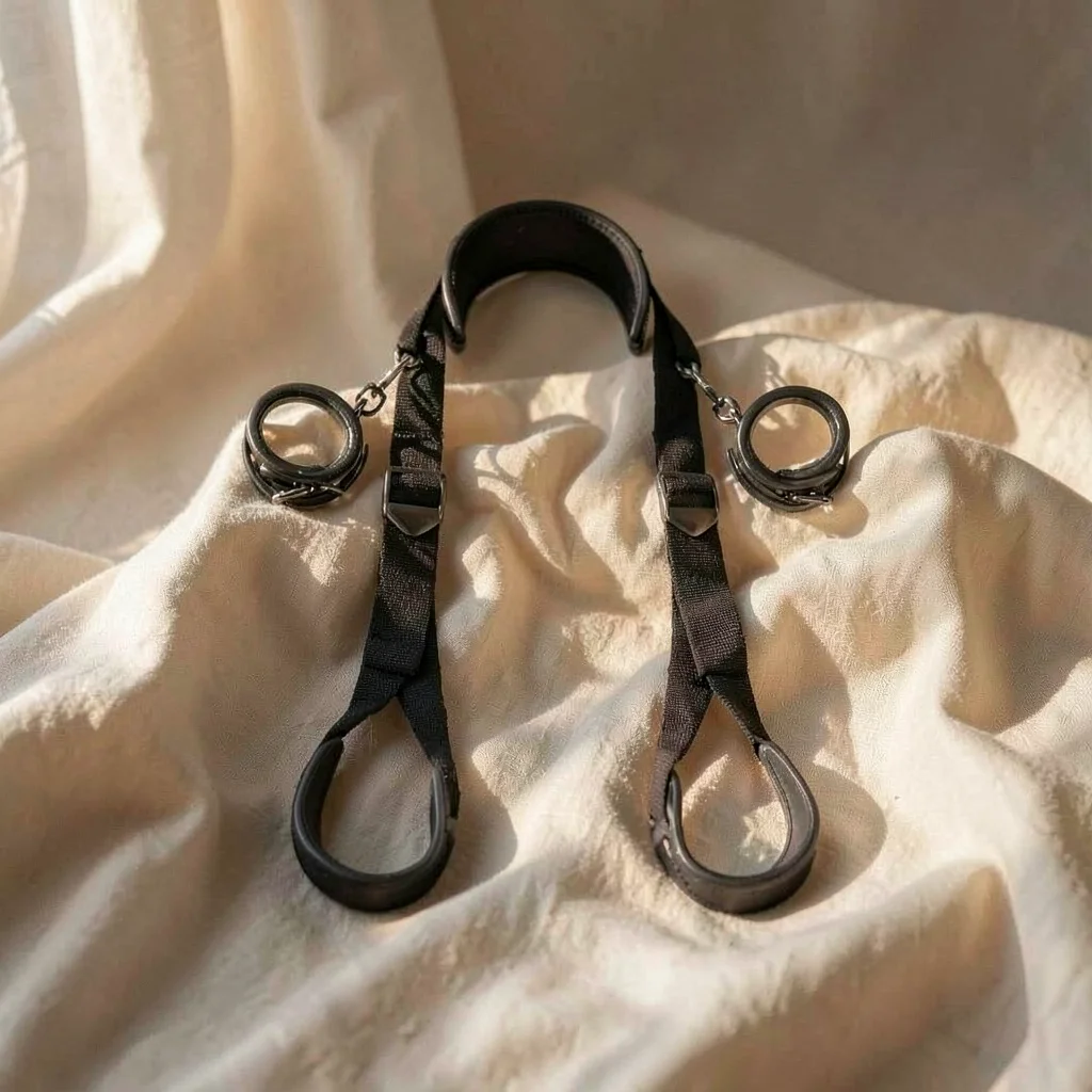 Fetish Submissive Gambe Aperte set bondage regolabile neoprene