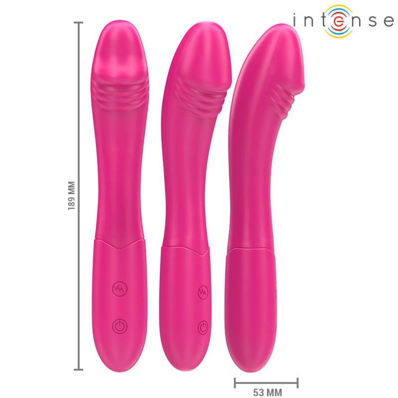 Intense Belinda vibratore flessibile rosa 19 cm