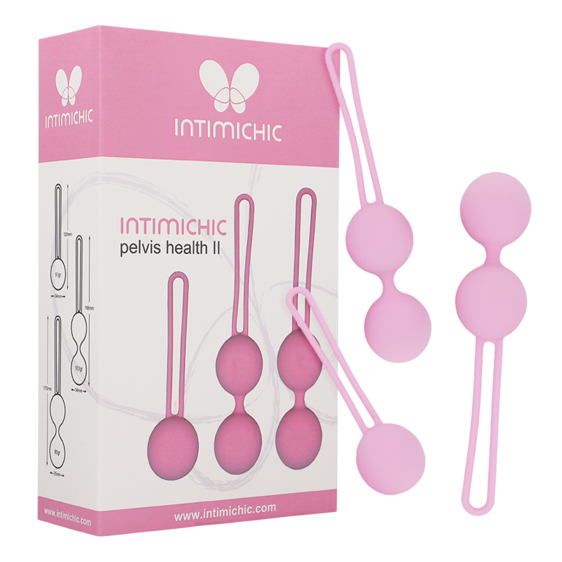 Intimichic Pelvis Health II palline kegel silicone kit 3 pz