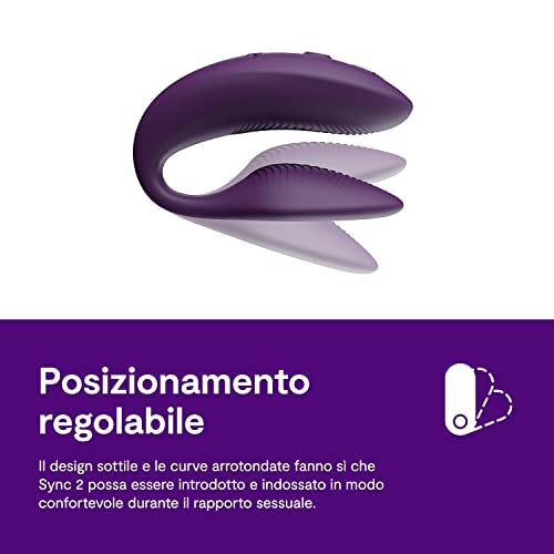We-Vibe Sync 2 vibratore di coppia viola con app