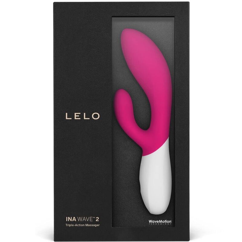 LELO Ina Wave 2 vibratore rabbit cerise Wavemotion 12 modi