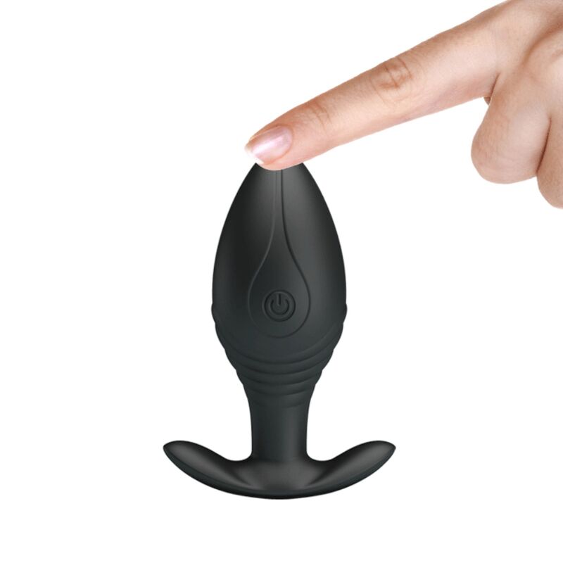 Pretty Love Regina plug anale vibrante nero 12 modi