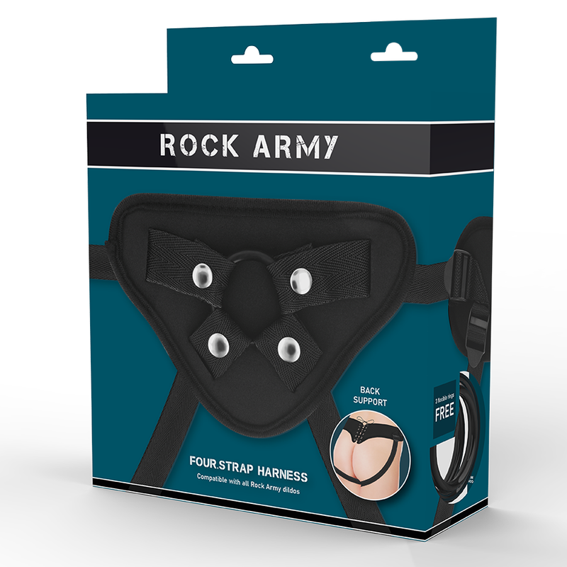 RockArmy imbracatura regolabile nylon 3 anelli silicone