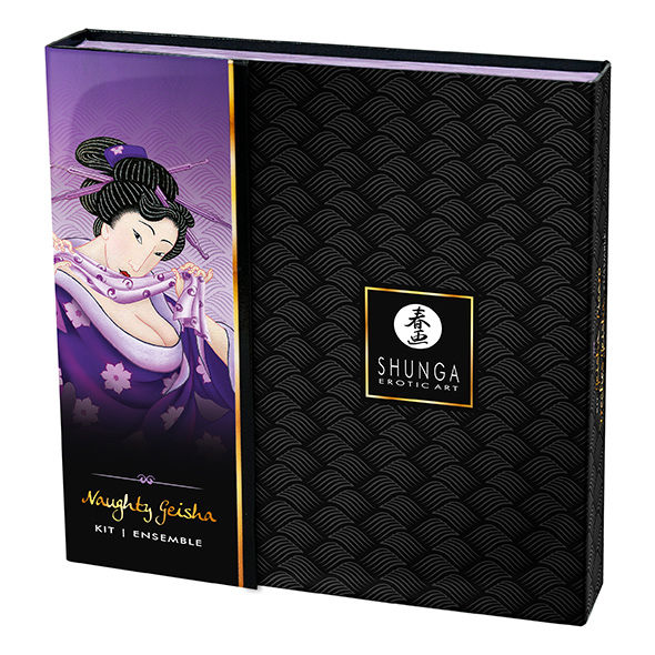 Shunga Geisha Cattiva kit erotico 5 pezzi naturale