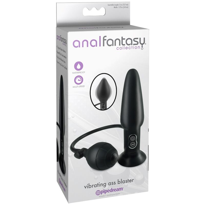 Anal Fantasy Ass Blaster plug anale vibrante gonfiabile con pompa