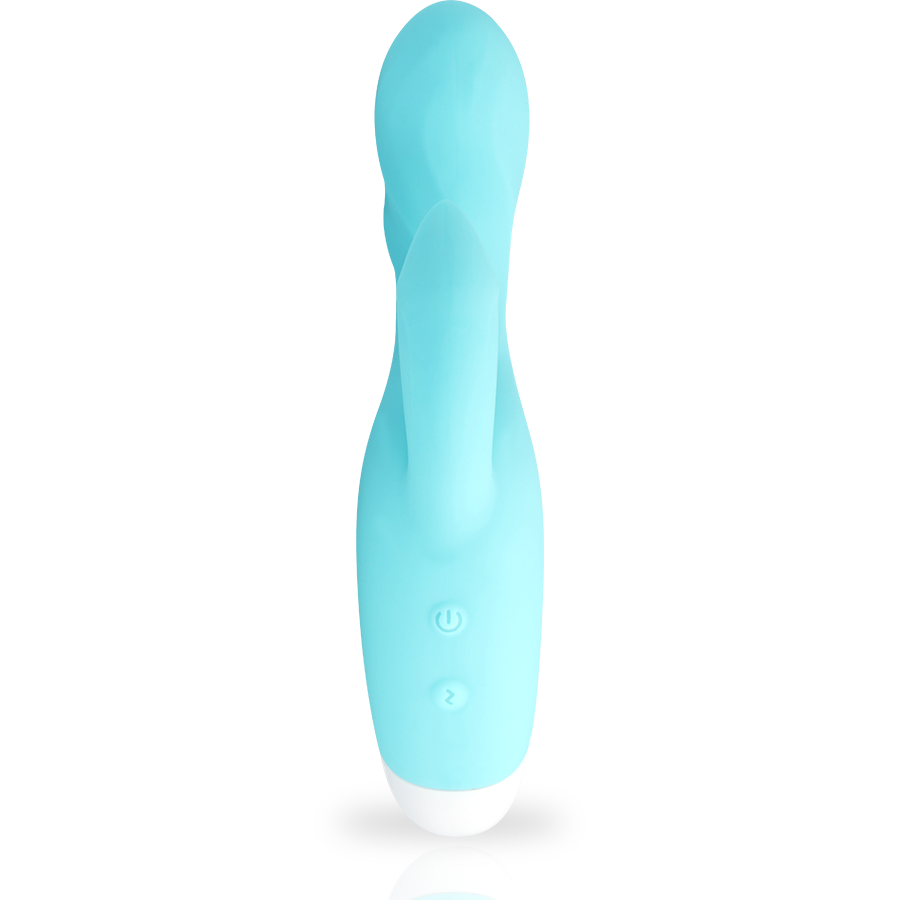 MIA Dresde vibratore rabbit turchese 2 motori