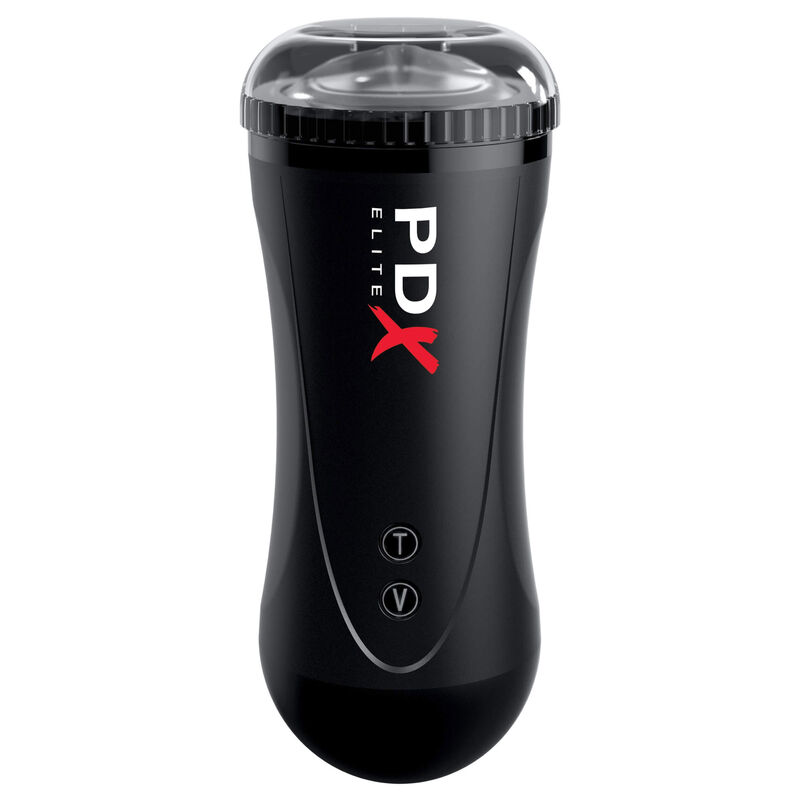 PDX Elite Moto Stroker masturbatore vibrante spinta