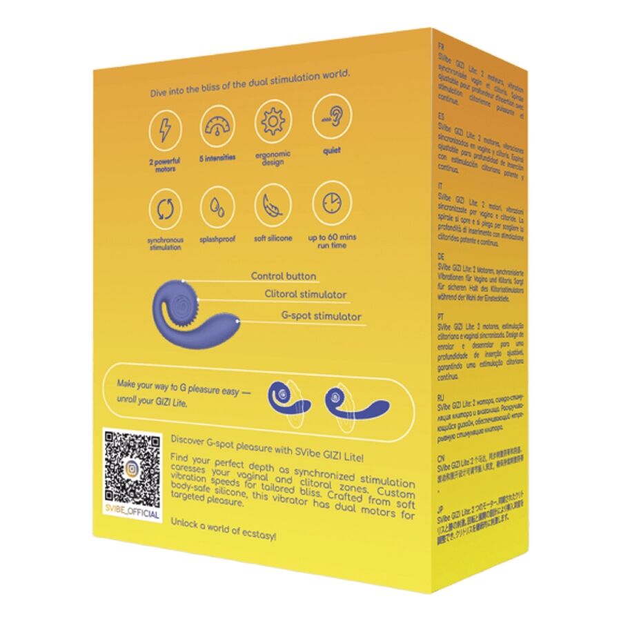 Snail Vibe GIZI Lite vibratore punto G viola
