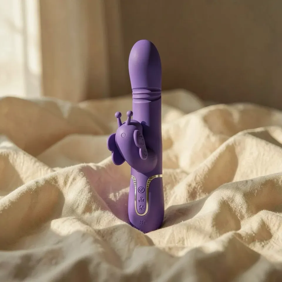 Pretty Love Farfalla 4 in 1 vibratore 4 motori viola