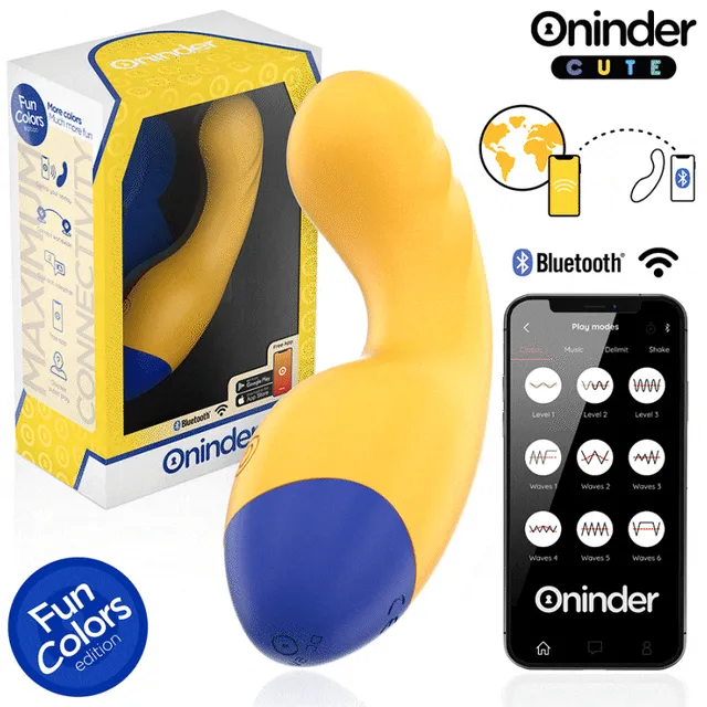 Oninder Cute vibratore compatto con app