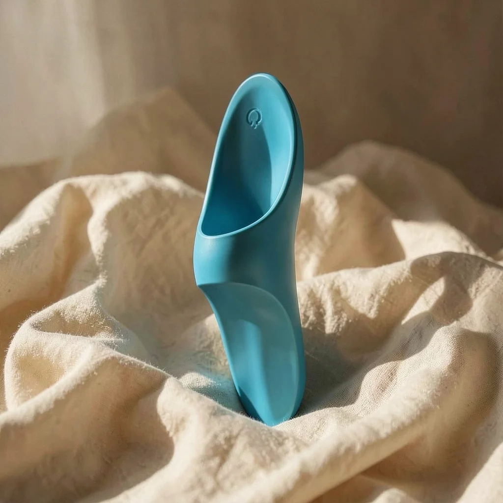 Satisfyer Teaser vibratore da dito blu silicone
