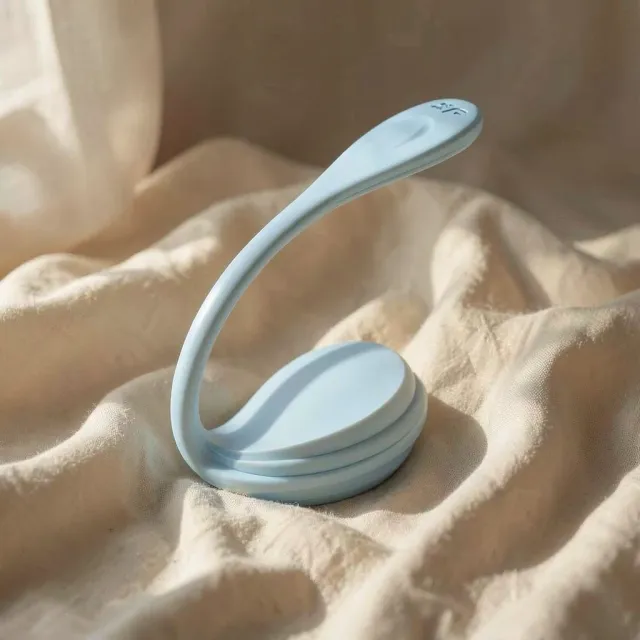 Satisfyer Smooth Petal Vibratore Punto G Blu Bluetooth