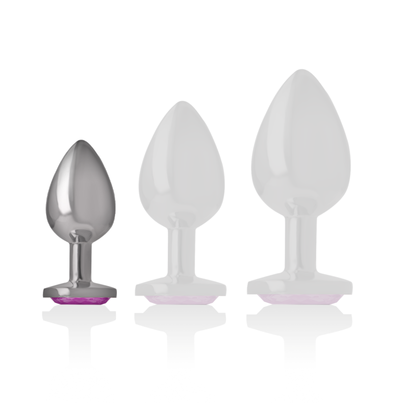 Intense Plug Gioiello plug anale metallo rosa S