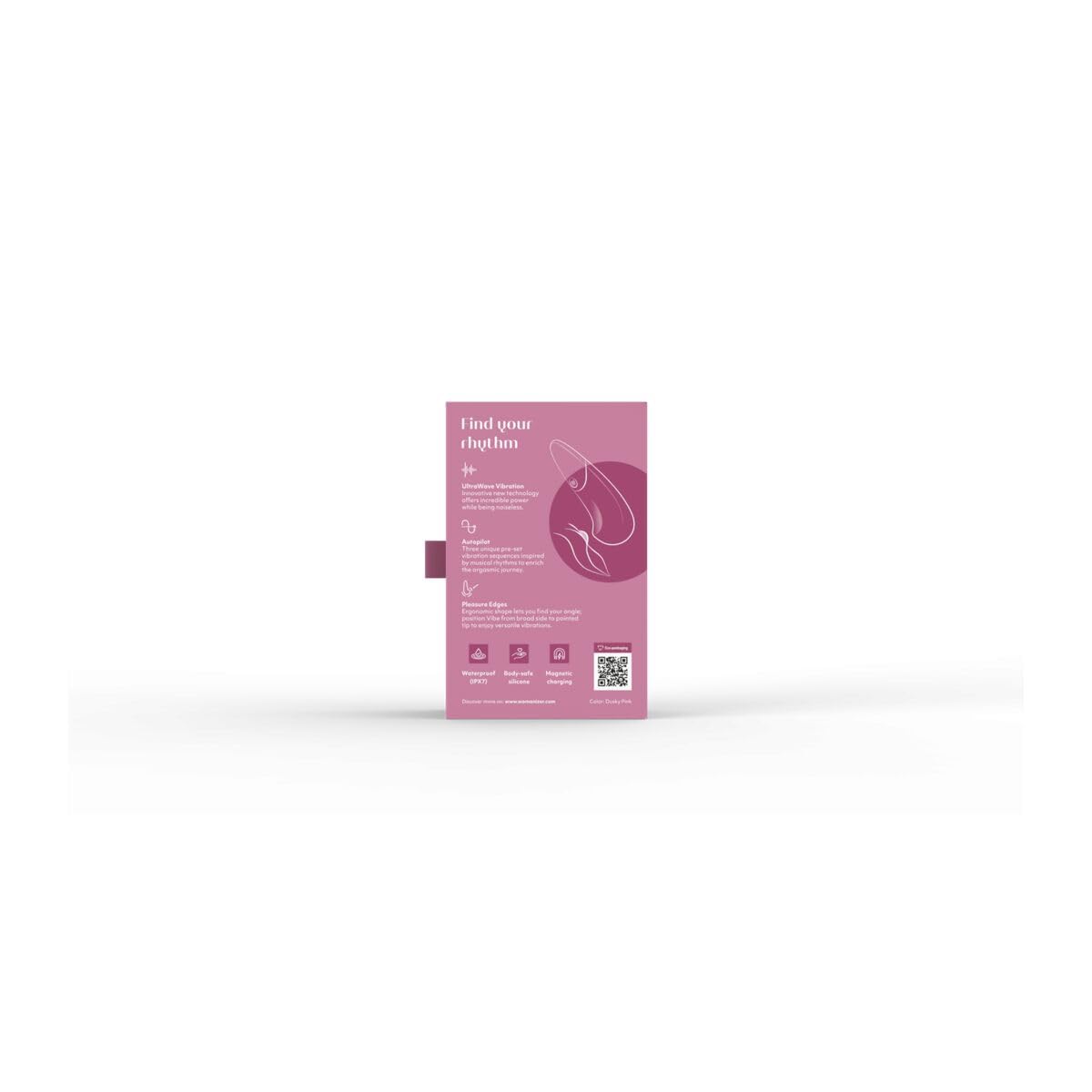 Womanizer Mini vibratore clitoride rosa resistente all'acqua
