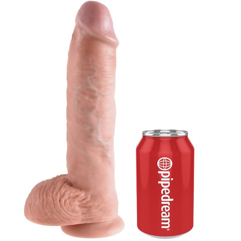 Pipedream King Cock 25,4 cm dildo realistico Flesh ventosa