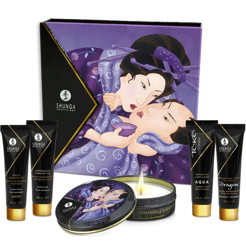 Shunga Geisha Segreta Frutti Esotici kit 5 mini