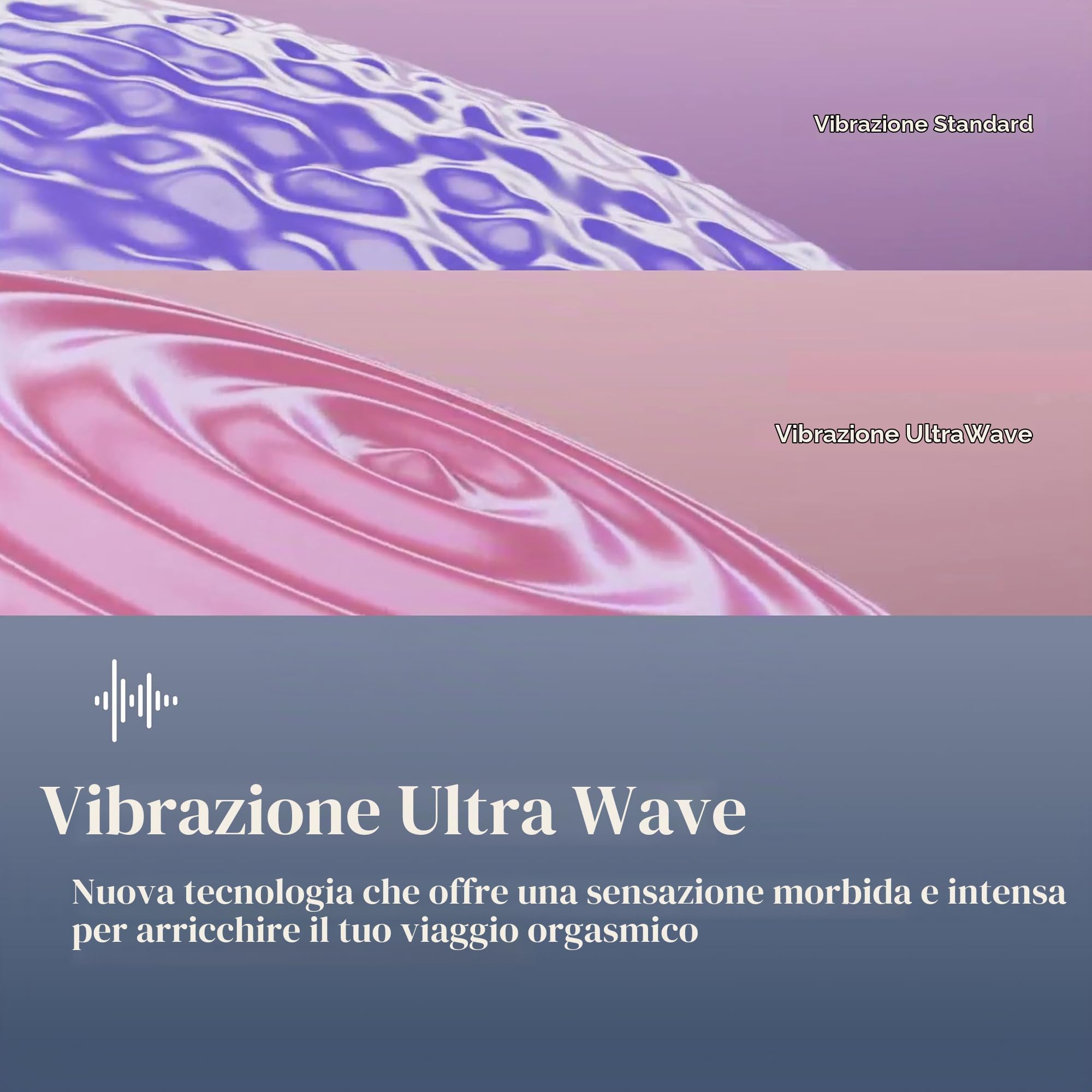Womanizer Vibe Vibratore Clitorideo Blu Scuro silenzioso