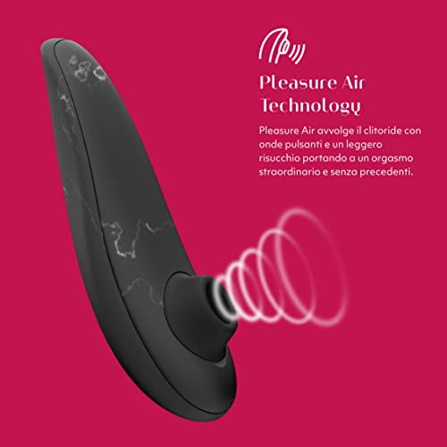 Womanizer Classic 2 Special Edition succhia clitoride Black Marble impermeabile