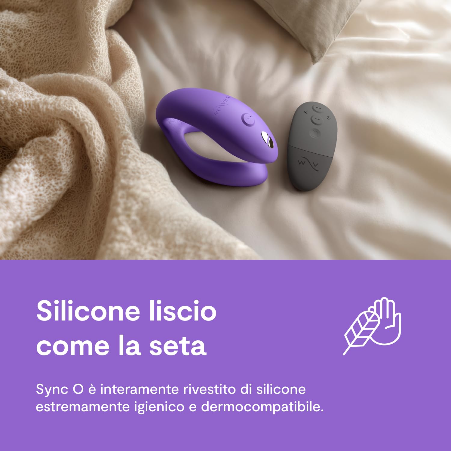 We-Vibe Sync O vibratore di coppia viola con app