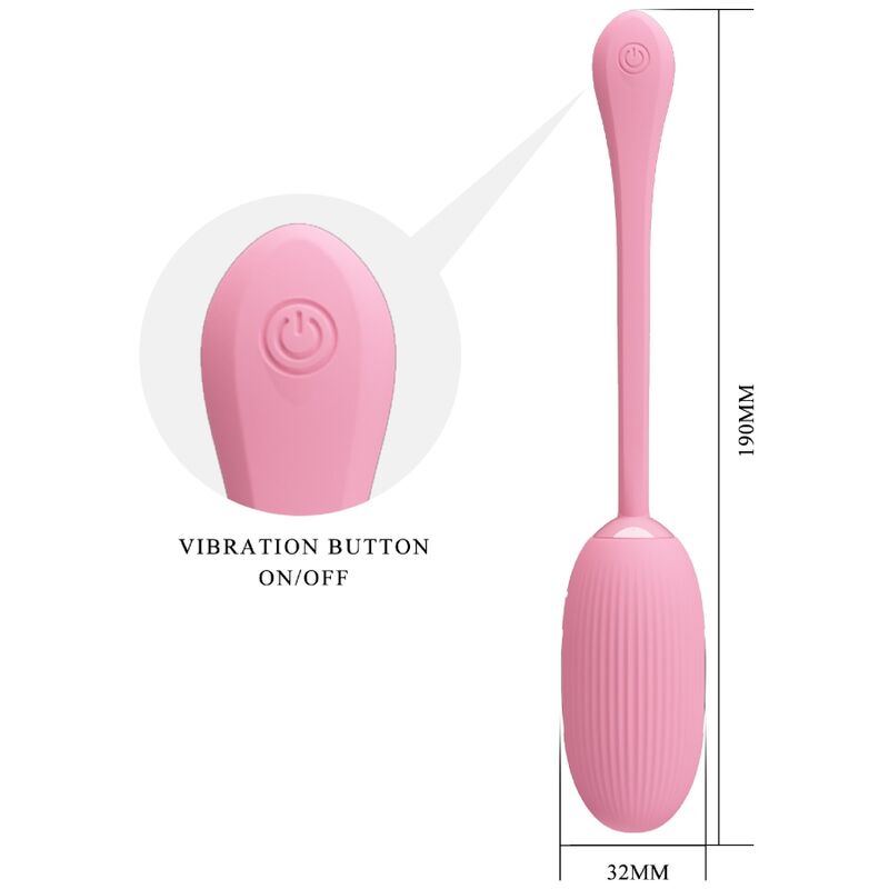 Pretty Love Doreen Pink uovo vibrante app rosa