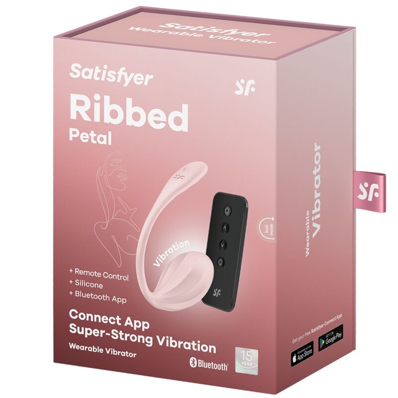 Satisfyer Ribbed Petal vibratore punto G rosa