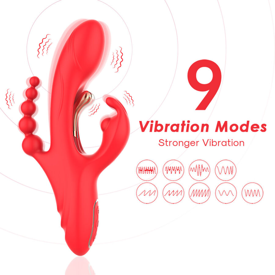 Armony G-Spot Duo vibratore punto G rosso doppia stimolazione