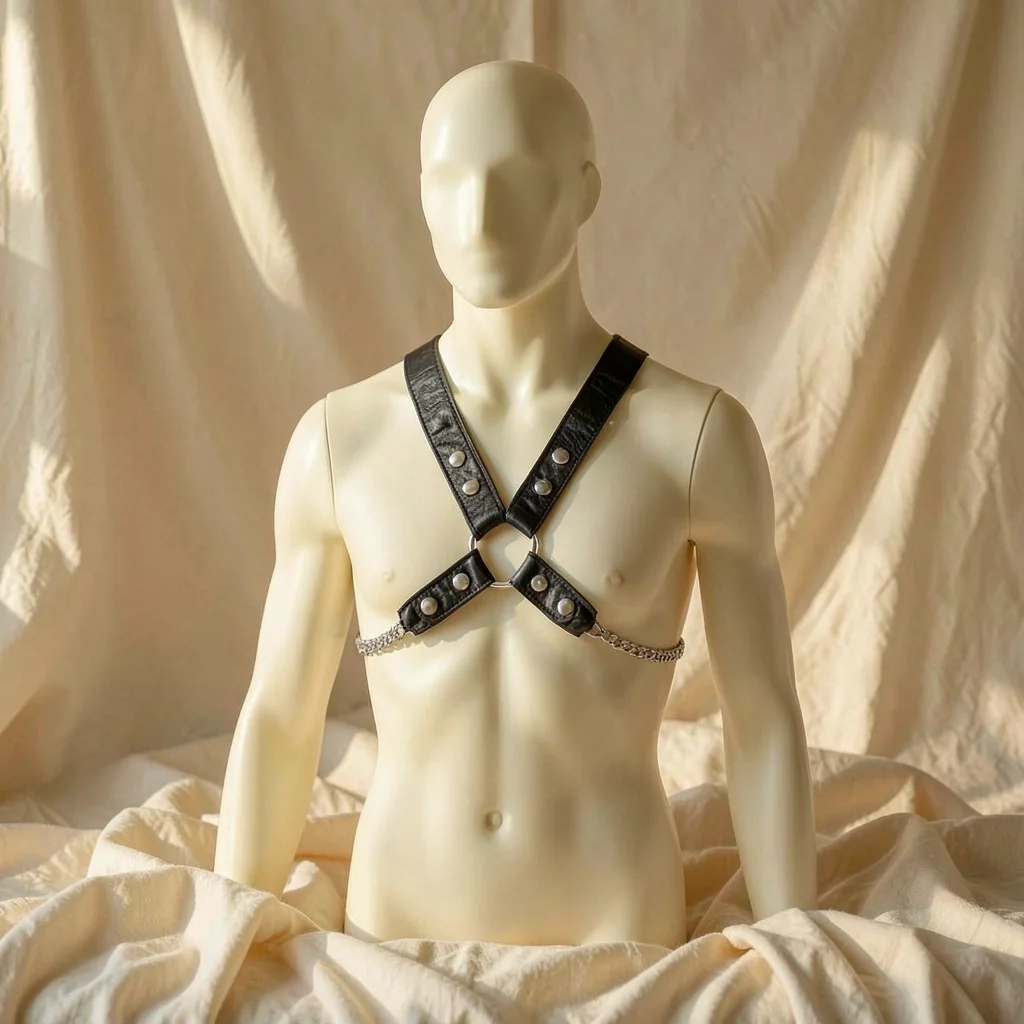 Leather Body Catena II imbracatura pelle catene