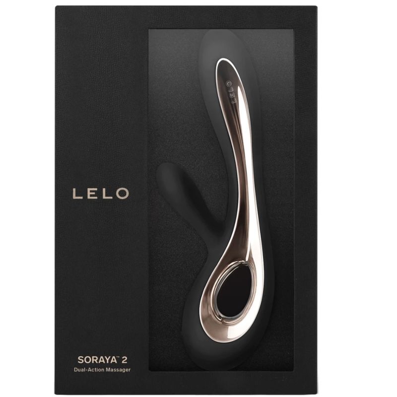 LELO Soraya 2 Black vibratore rabbit silicone