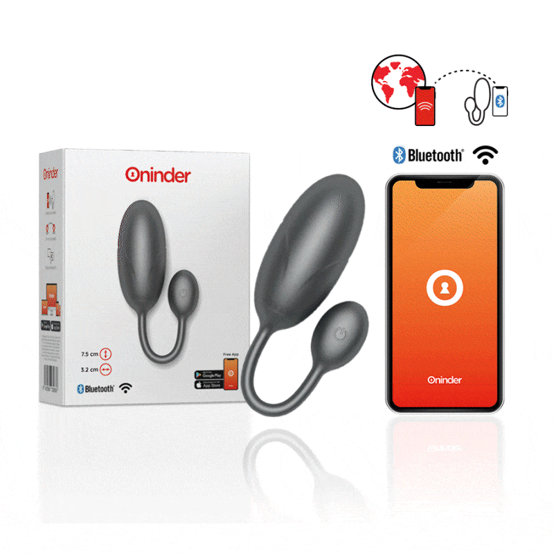 Oninder Tokyo vibratore punto G rosa con app