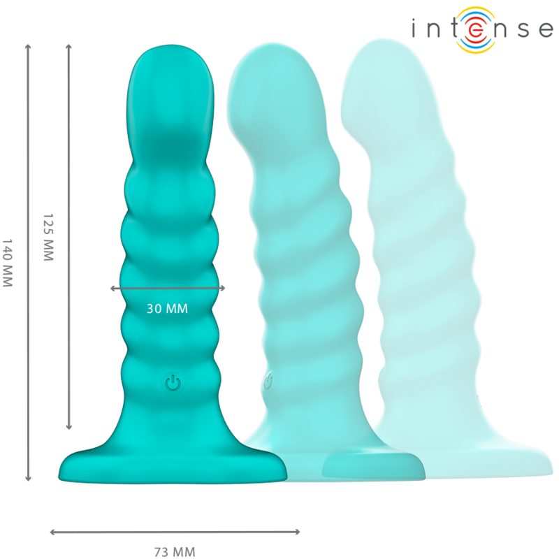 Intense Buffy S vibratore blu con ventosa 10 modi