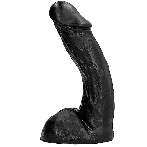 All Black Dong venato 23 cm dildo morbido vaginale anale