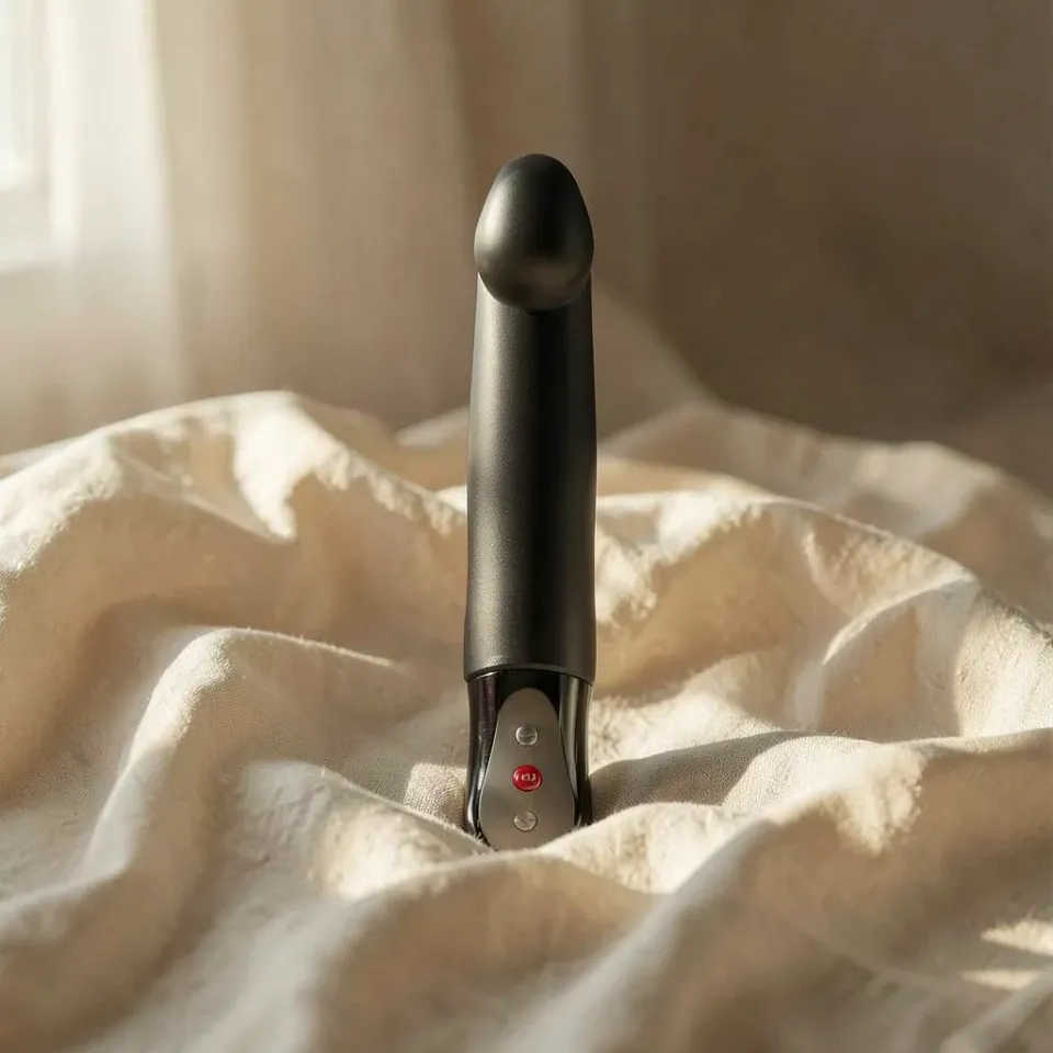 Fun Factory Stronic Real vibratore pulsatore nero a spinta