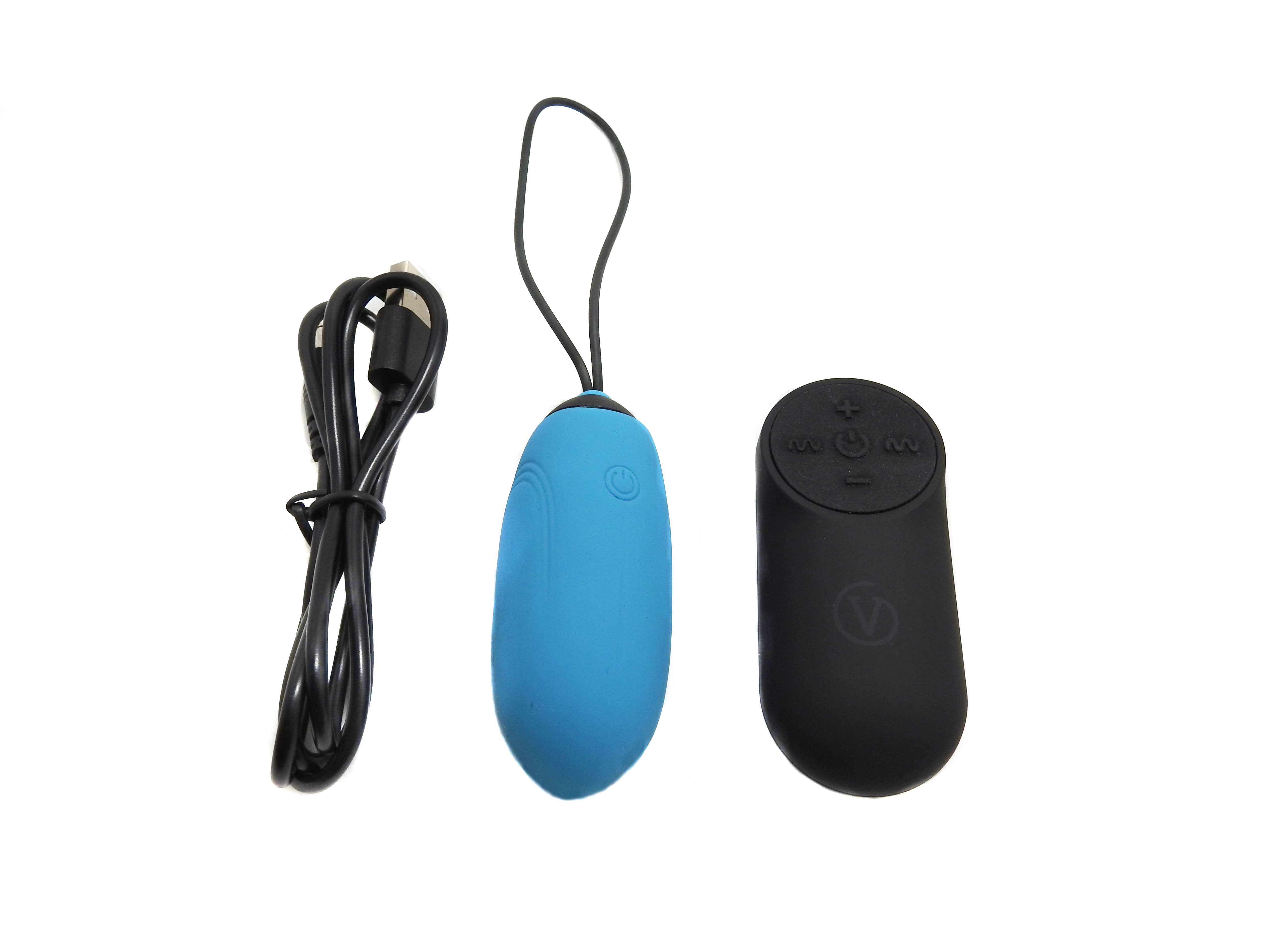 Love Hit G3 uovo vibrante blu telecomando silicone