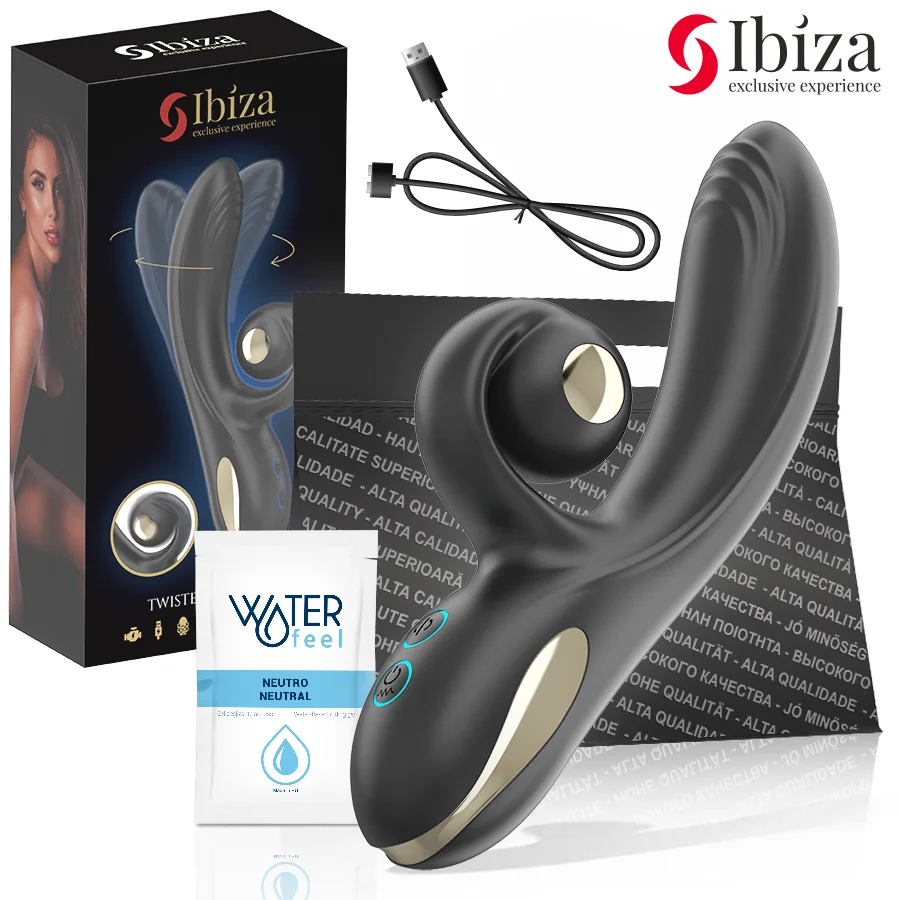 Ibiza Twister vibratore rotante silicone medicale