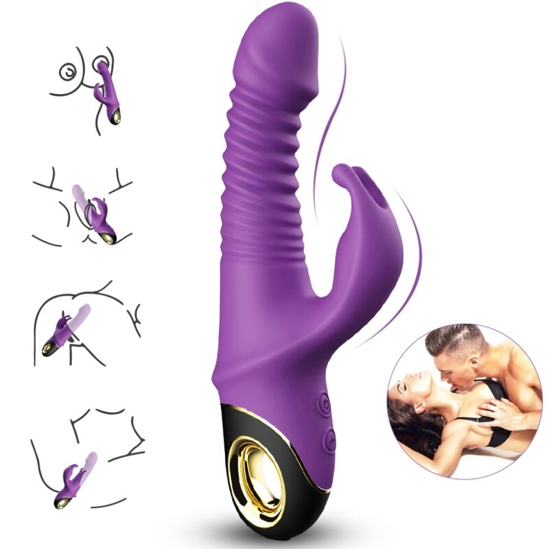 Frutille Armony Zing Viola vibratore spinta e rotazione