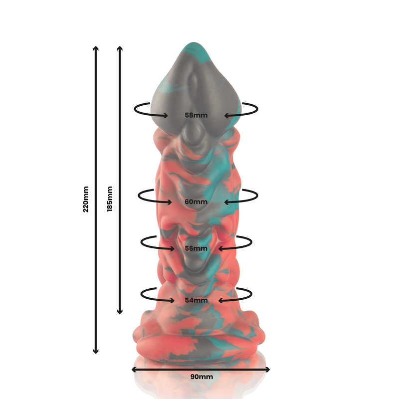 Epic Cybersilcock Phobos dildo 22 cm 905 g graduato