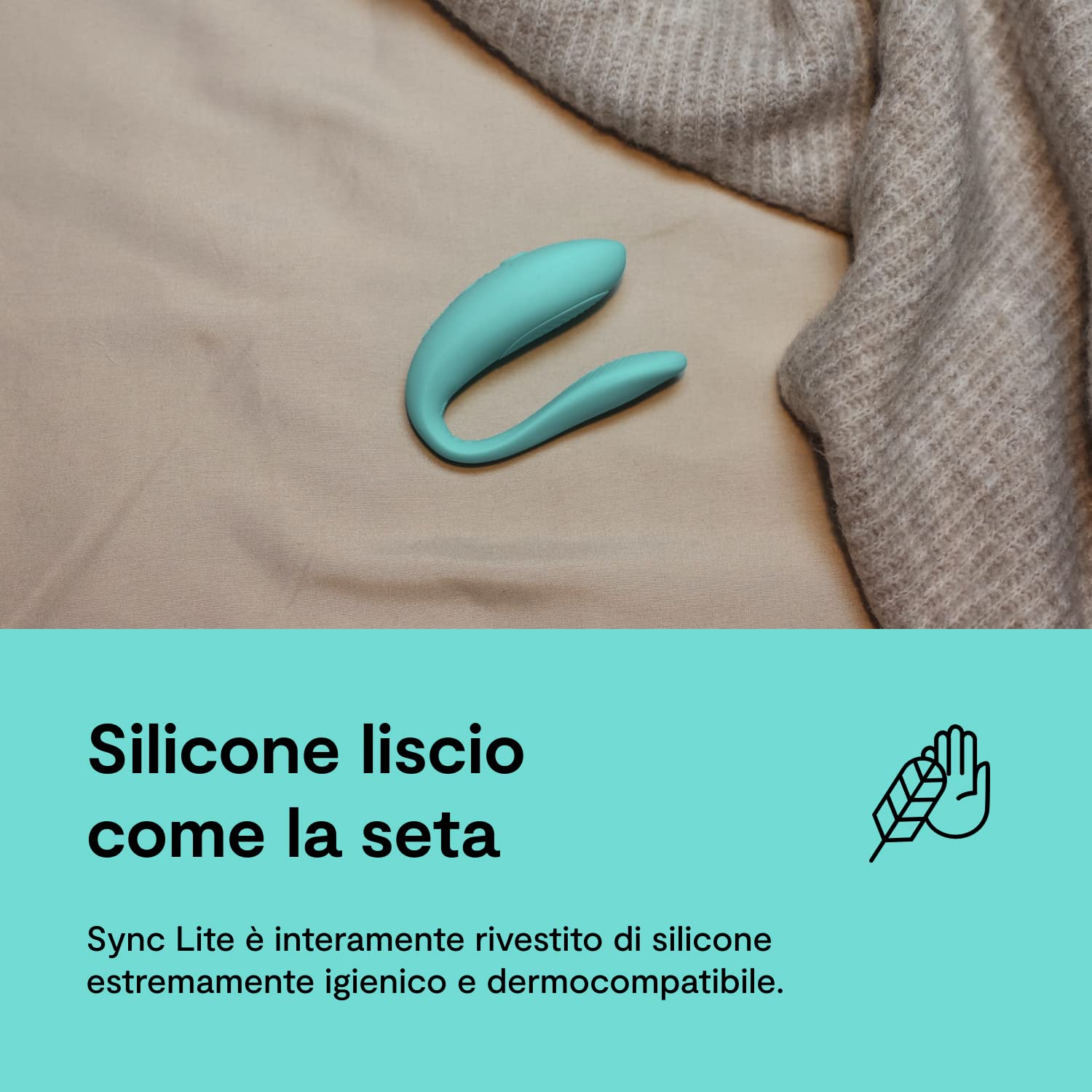 We-Vibe Sync Lite vibratore di coppia blu ricaricabile