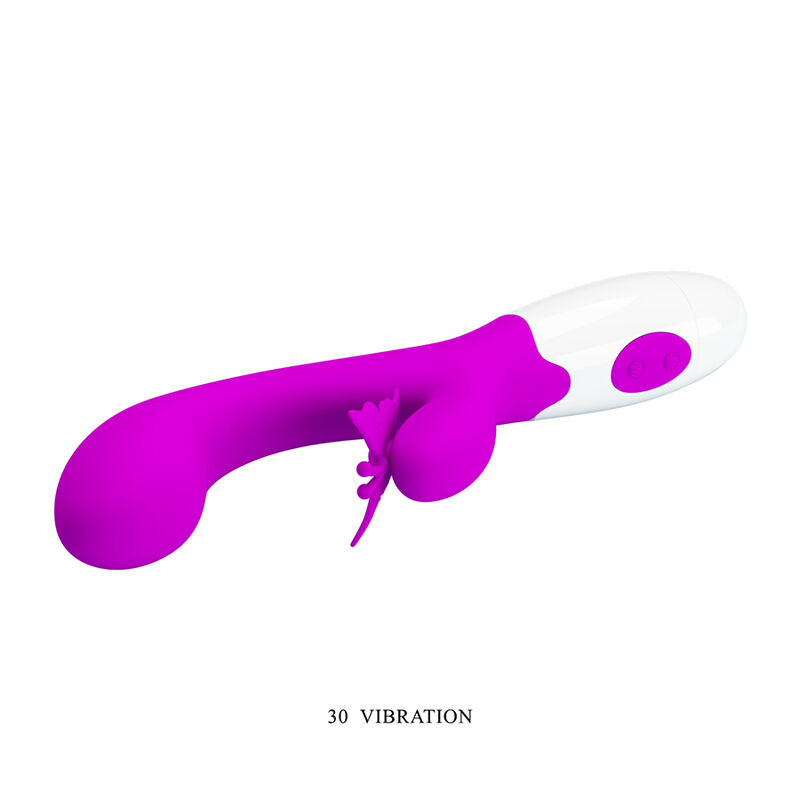 Pretty Love Butterfly Kiss vibratore rabbit fucsia 30 modalità