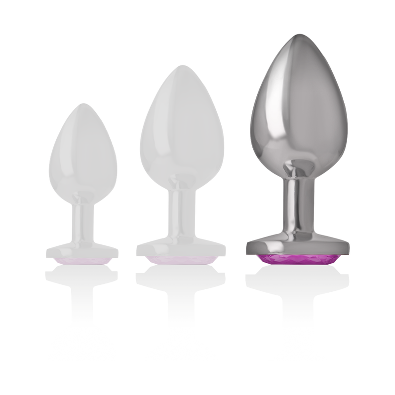 Intense Cuore Rosa L plug anale in metallo rosa L