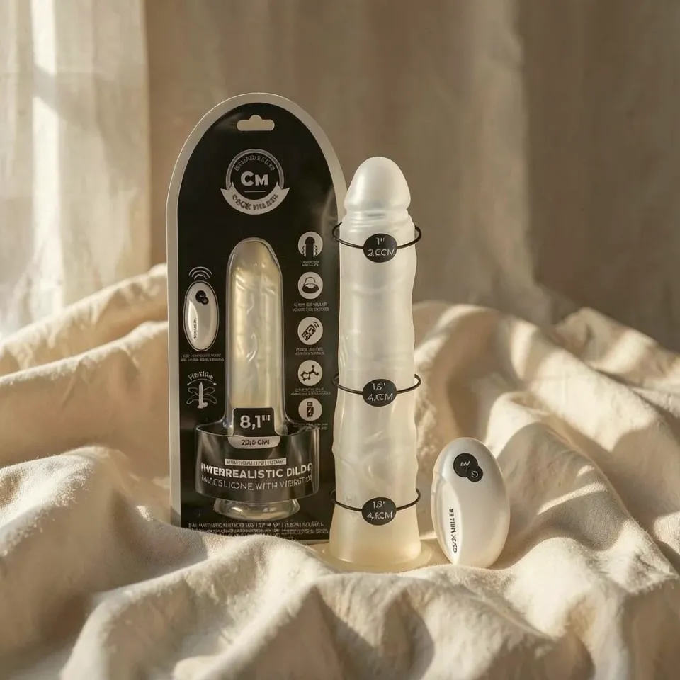 Cock Miller Realist Light 20,5 vibratore con luce LED