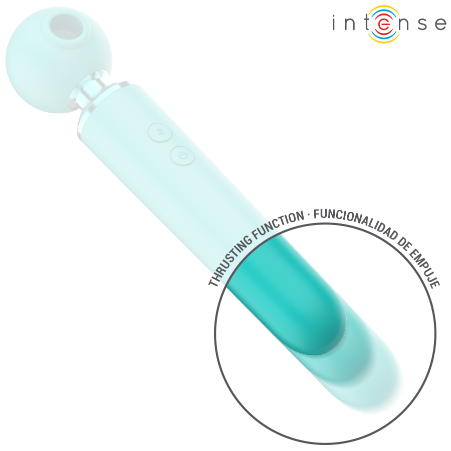 Hamby Intense vibratore succhiatore turchese 3 in 1