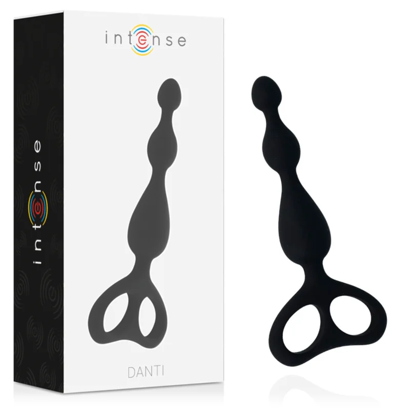 Intense Danti Nero plug anale silicone morbido