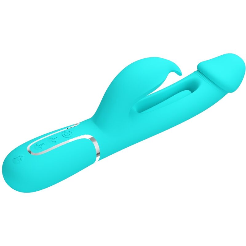 Pretty Love Dejon Licking vibratore verde acqua pulsante