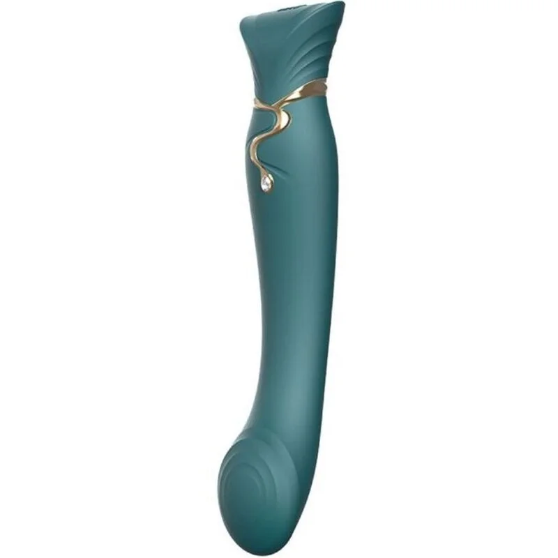 Zalo Queen vibratore punto G riscaldante verde