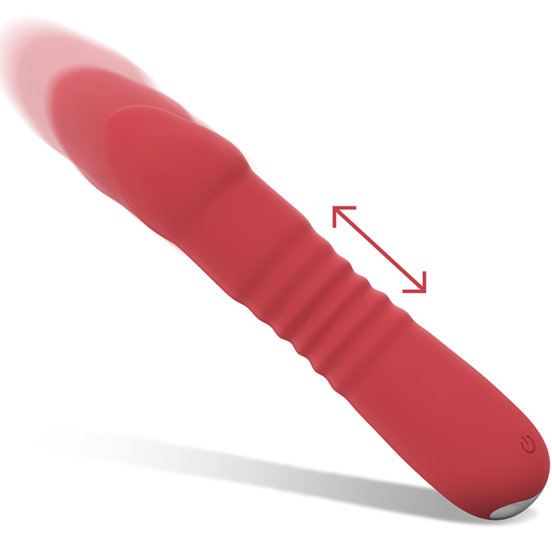 Intense Juni Up Down vibratore pulsante rosso
