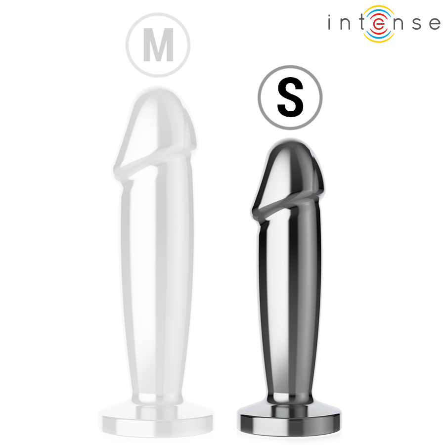 Frutille Intense plug dildo vibrante metallo S con telecomando