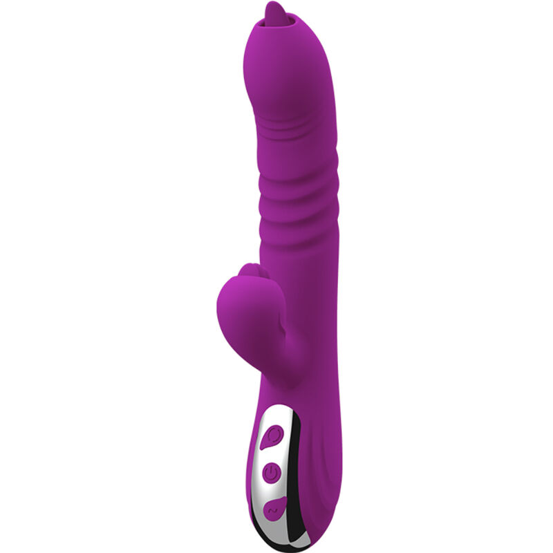 Armony Fairy vibratore rabbit viola riscaldante ricaricabile