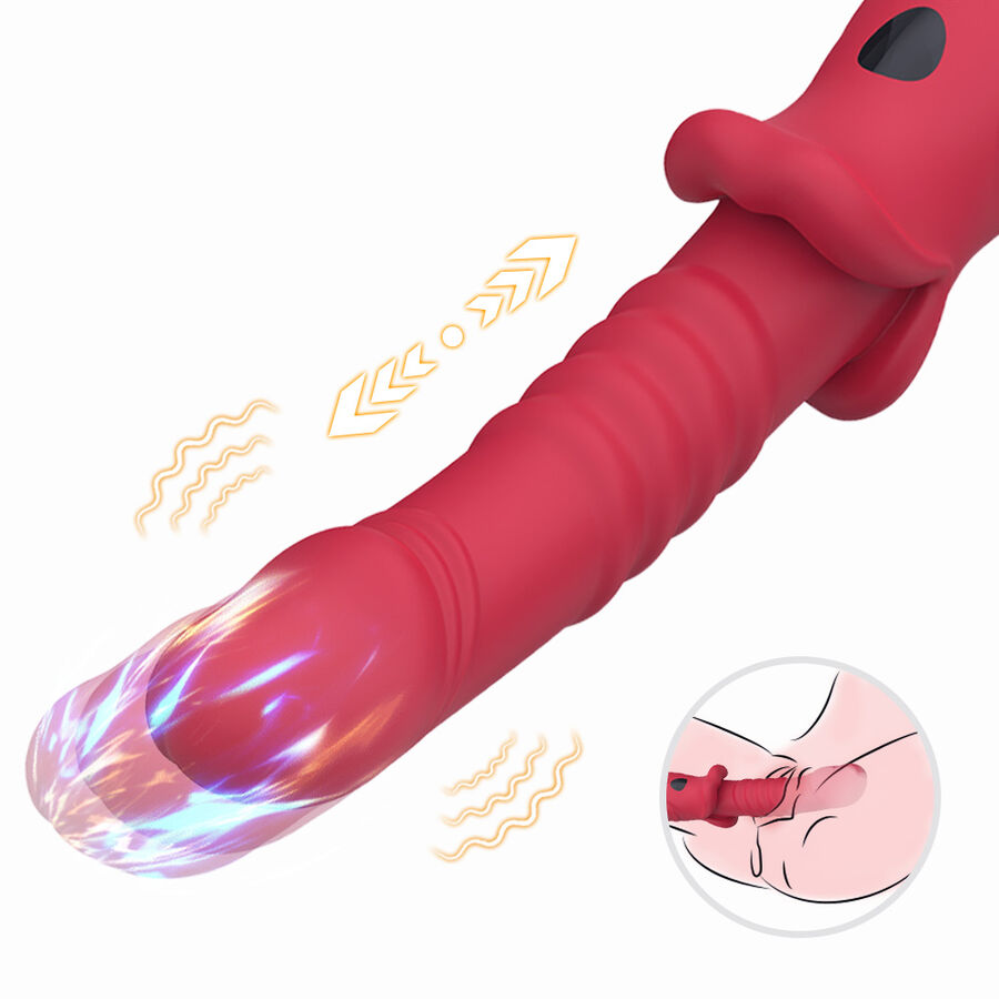 Armony A-Spot Rosso vibratore punto A spinta 9 modi