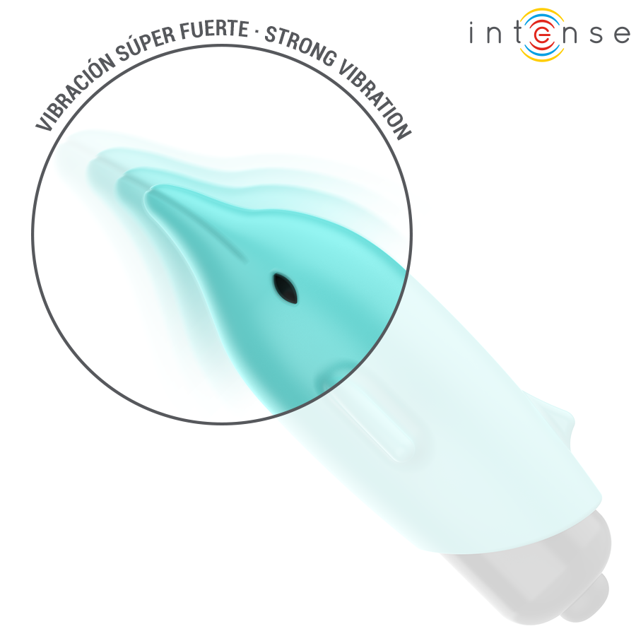 Intense Echo Mini vibratore delfino clitoride blu