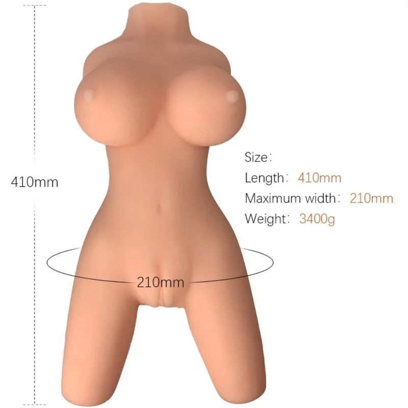Armony Modello 8 torso masturbatore TPE 3,4 kg leggero